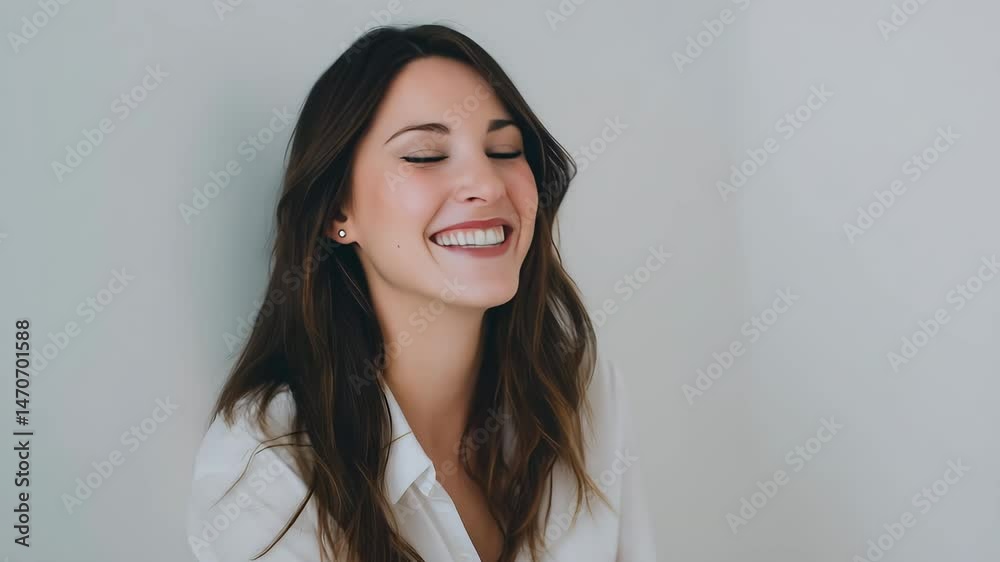 Smiling young woman with perfect white teeth in bright indoor setting – happy and confident female model with natural makeup, ideal for dental care, lifestyle, or wellness ads
Smiling young woman with perfect white teeth in bright indoor setting – happy and confident female model with natural makeup, ideal for dental care, lifestyle, or wellness ads