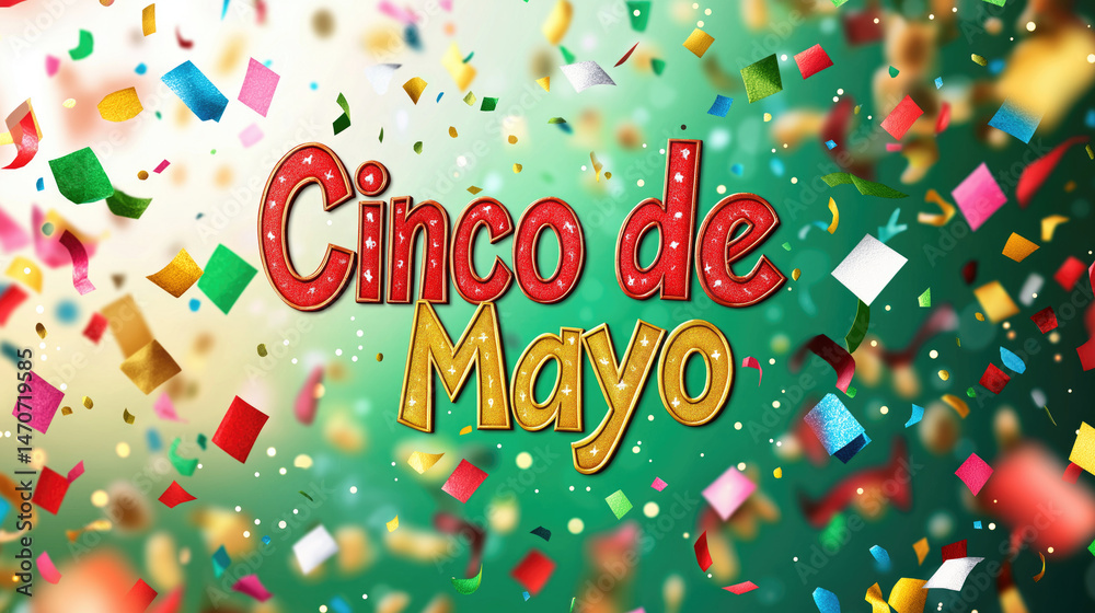 Cinco de mayo celebration background design