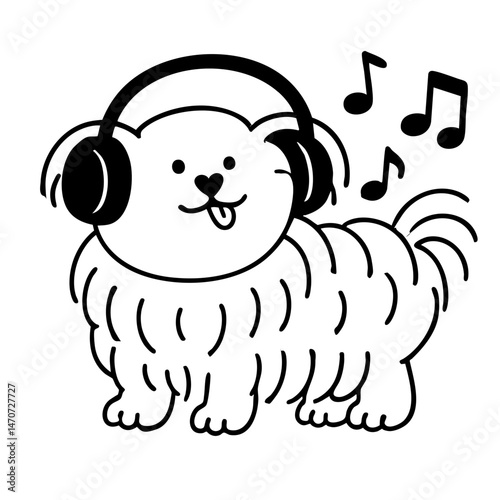 a cute hairy dog do 