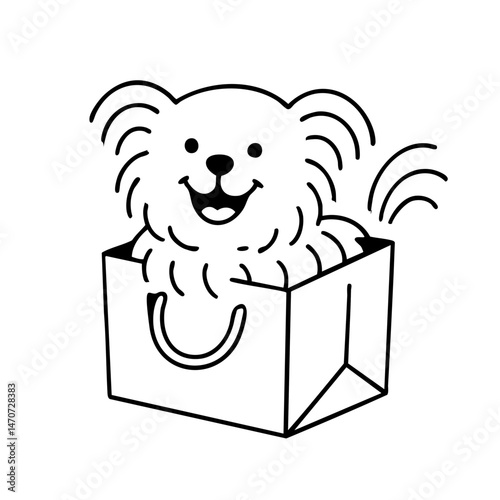 a cute hairy dog do 