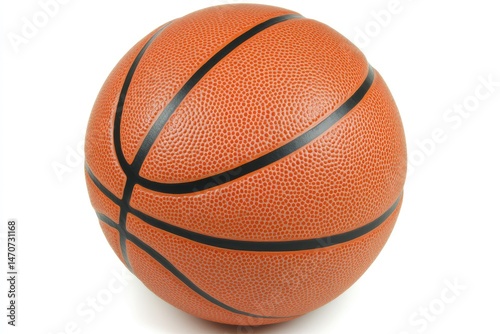 Wallpaper Mural Orange basketball isolated on white Torontodigital.ca