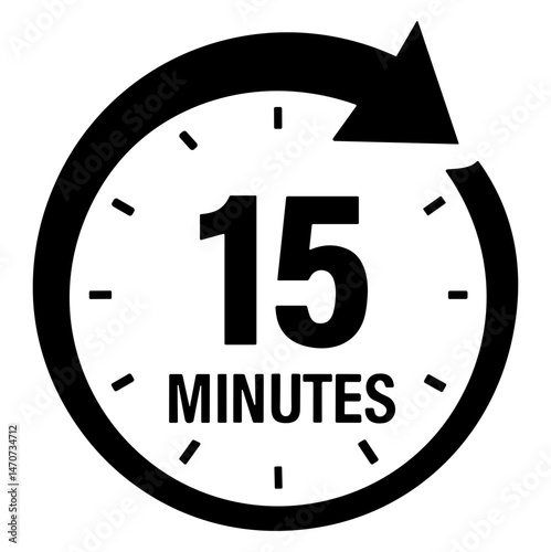 Minute timer icon