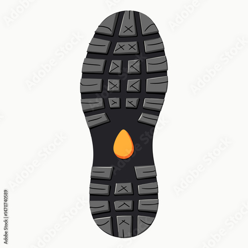warm boot illustration with orange flame