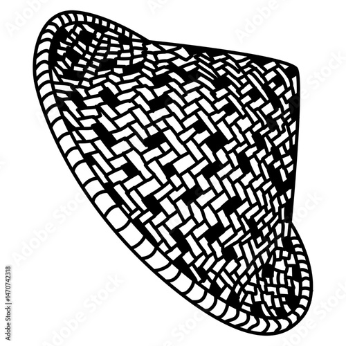 Topi Caping  Illustration