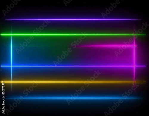 ライトの線画光っている