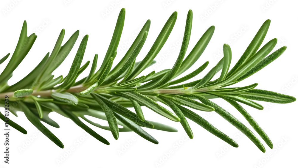 Fototapeta premium Rosemary Sprig on Transparent Background