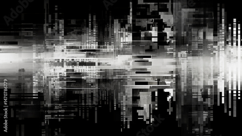 abstract technology background with rays