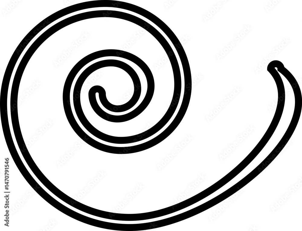 Fototapeta premium spiral icon