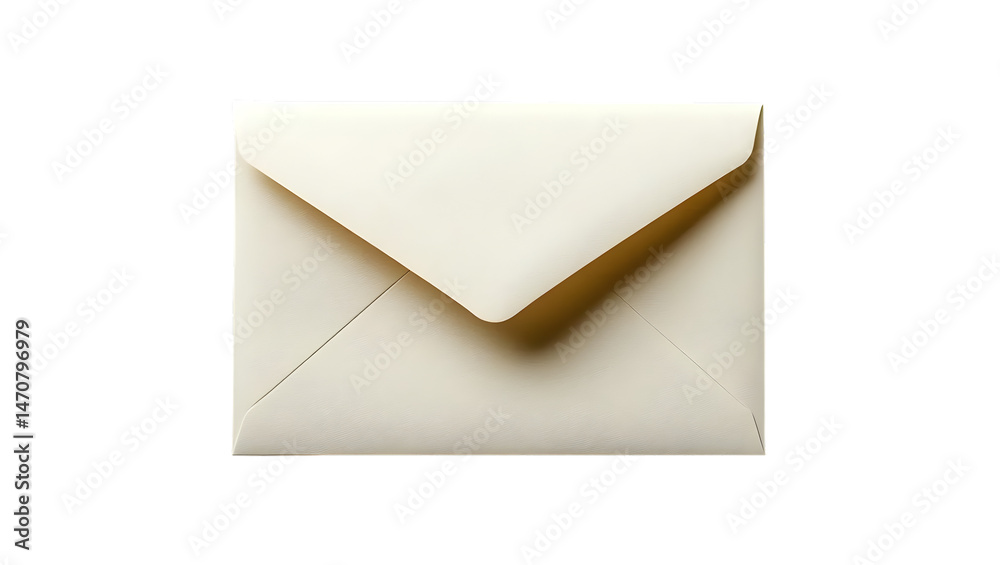 Closed Envelope on Transparent Background Closed Envelope on Transparent Background
