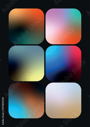 Set of banners