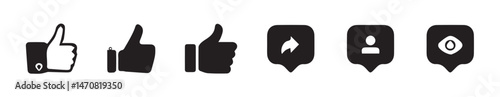 Repost, heart, like,user social media icon.Social media notification vector icon set. Like icon button , thumb up icon.share icon button. vector illustration eps 10.