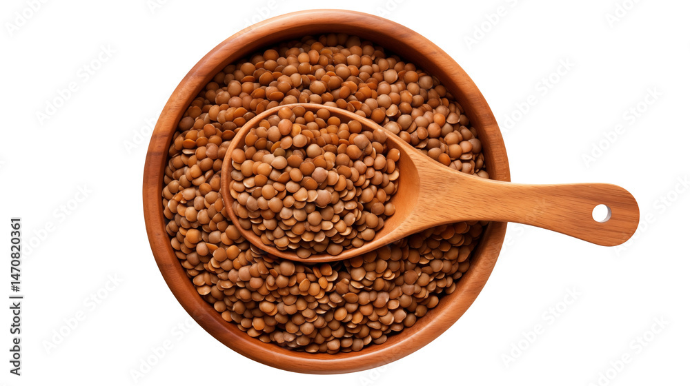 Brown Lentils in Wooden Bowl Spoon Healthy Food Grains Nutrition Vegetarian Diet Recipe Cooking Ingredients Brown Lentils in Wooden Bowl Spoon Healthy Food Grains Nutrition Vegetarian Diet Recipe Cooking Ingredients