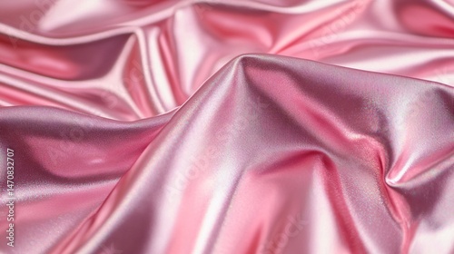 folded pink shift holographic metallic Photography background