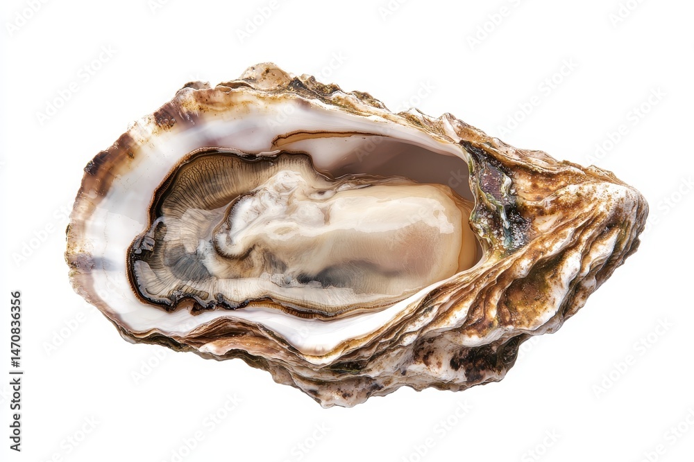 Fresh oyster in its shell Fresh oyster in its shell
