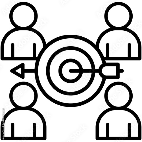 Target Marketing Icon