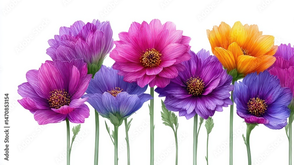 Fototapeta premium Vibrant Floral Arrangement