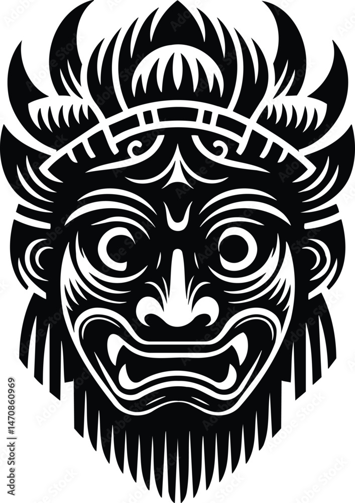 Obraz premium Guro Tribe Mask