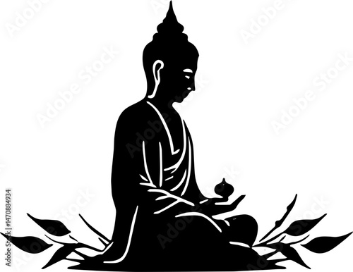 silhouette vesak day