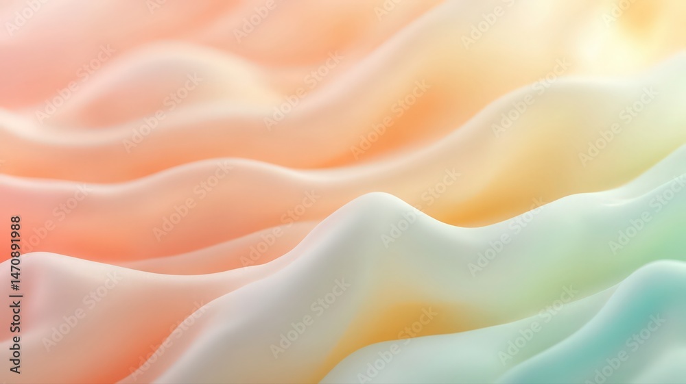 Obraz premium Pastel Fabric Texture Gradient