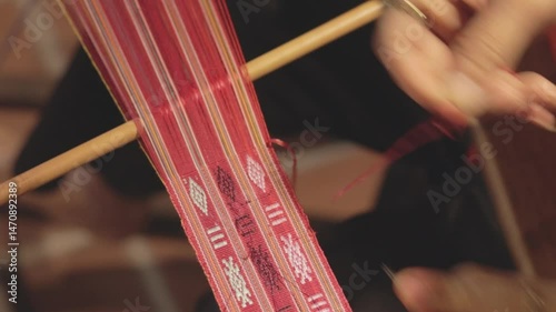 Traditional weaving techniques showcased in artisan workshop