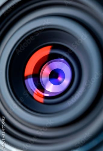 Wallpaper Mural close up view of a camera lens Torontodigital.ca