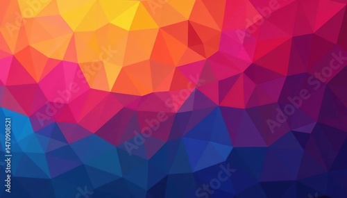 Abstract geometric shapes, vibrant colors, perfect for party invitations or promotional material , gradient, overlay