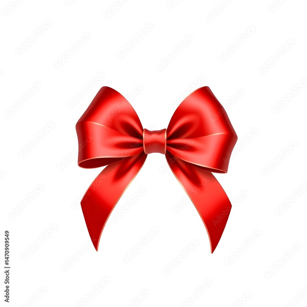 red bow isolated on white background red bow isolated on white background