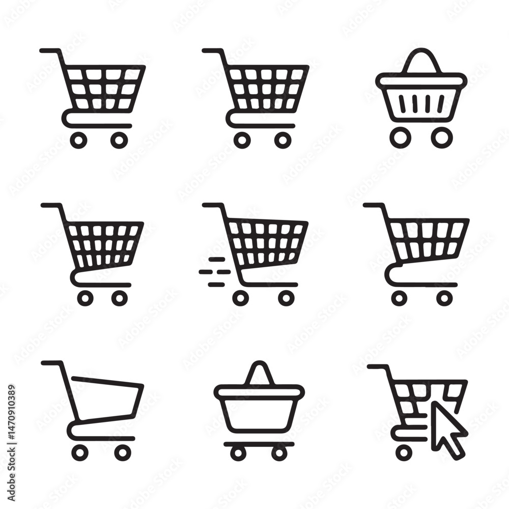 Shopping Cart Icon Set
Shopping Cart Icon Set
