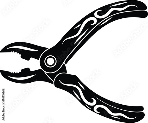 Modern hole punch silhouette vector art, hole punch design, hole punch line art vector, hole punch vector graphics, hole punch vector icon design