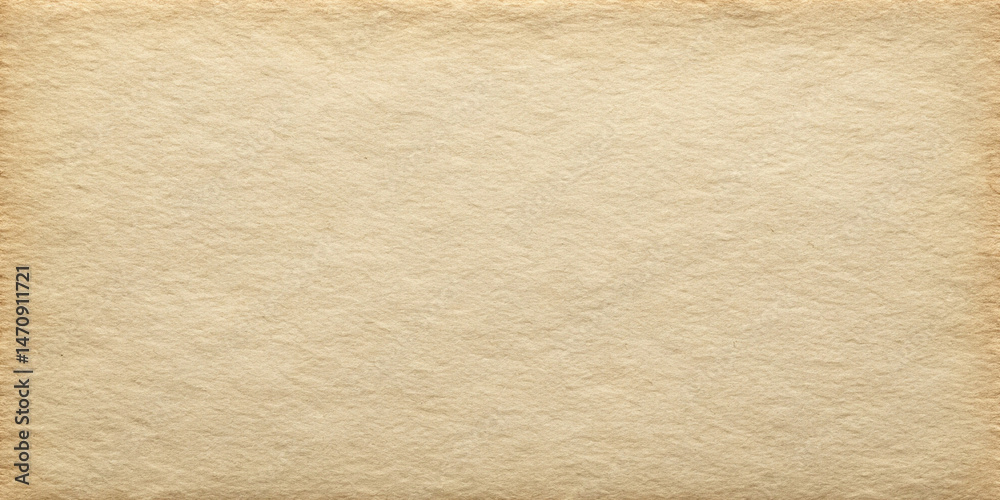 Fototapeta premium Neutral beige paper texture – classic handmade surface ideal for mockups, eco-friendly packaging design, or elegant print templates