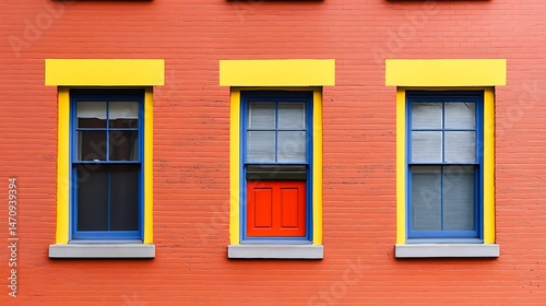 Colorful wall with vibrant hues creating a dynamic and lively atmosphere  ideal for creative backgrounds  design  and artistic concepts.