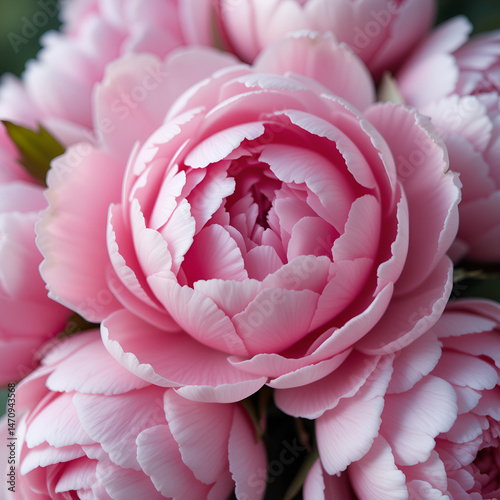 pink rose on a white background