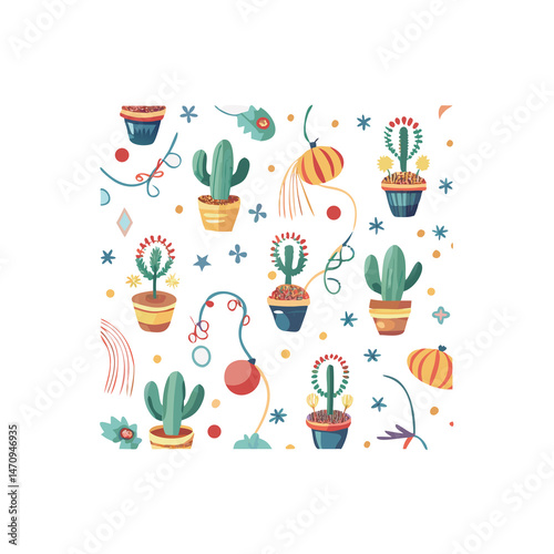 Tropic Panther Tango Seamless Background  Exotic Jungle Pattern for Print & Digital Design


