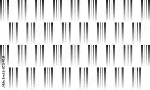 abstract black white gradient opposite repeat line pattern.