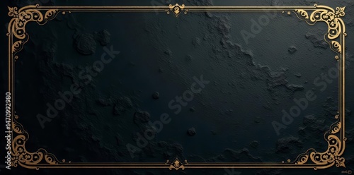 Elegant charcoal and gold book cover with intricate design, sophisticated, exquisite, classy