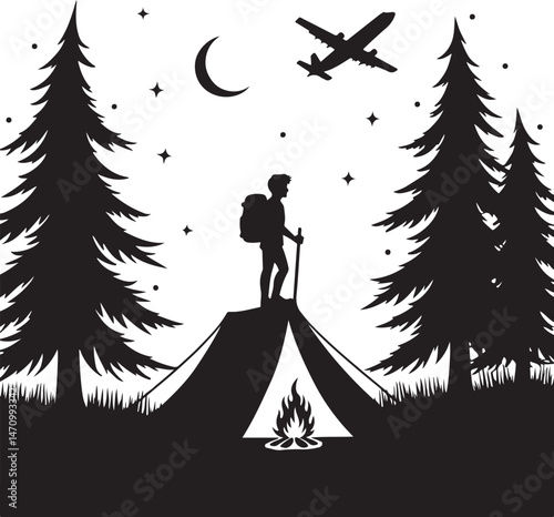 Camping SVG | Tent and Campfire Silhouette | Outdoor Adventure Cut File for Cricut

Camp Life SVG | Explore the Outdoors Design | Hiking & Nature SVG for DIY Crafts

Let’s Go Camping SVG | Campfire Qu