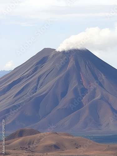 periods of inactivity and activity of a volcano, representing alternating states of calmness and possibility of eruption that define these natural formations