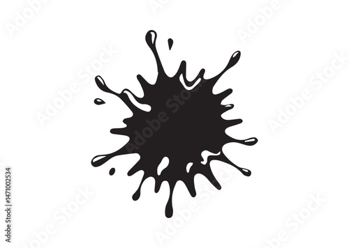 Splash Silhouette Vector