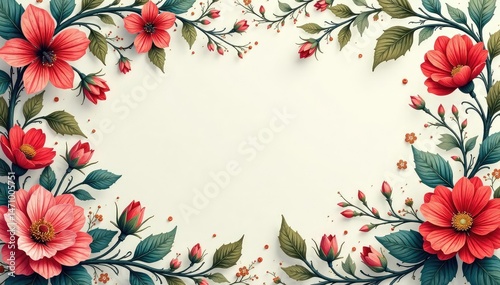 Intricate floral damask, swirling vines & blossoms , background, ornament, repeat