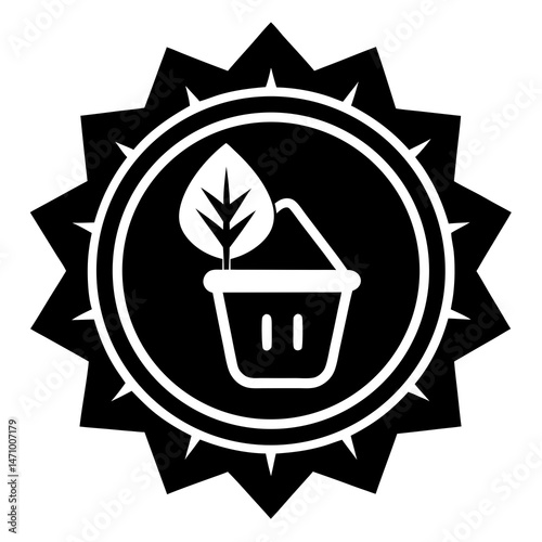 Eco-discount vector graphic for festive sales, perfect for digital and print designs.