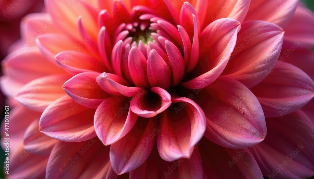 Close-up of dahlia petals, creating a dense, richly colored floral design , seamless, print Close-up of dahlia petals, creating a dense, richly colored floral design , seamless, print