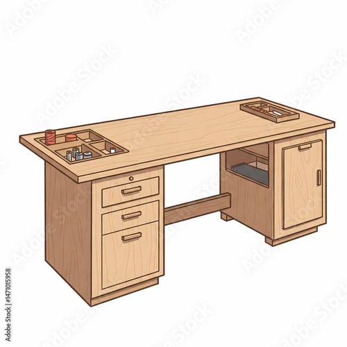 The ingenuity of the carpenter's workbench