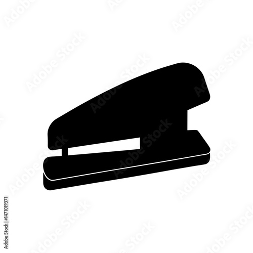 stapler silhouette on white background  .svg
