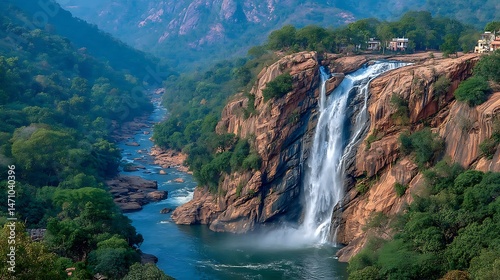 Majestic Shivanasamudra Falls Indias Waterfall Paradise.