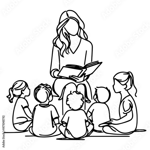 Storytime, Reading Time, Teacher Reads