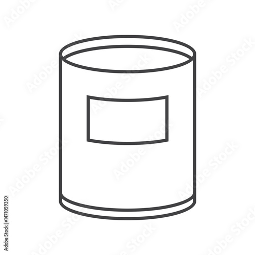 
round trash can icon vector illustration
