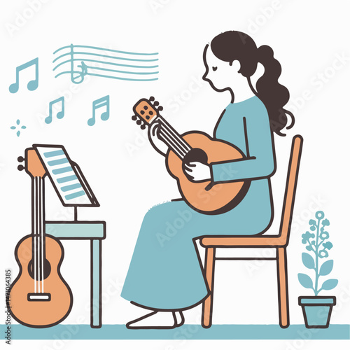 girl playing violin