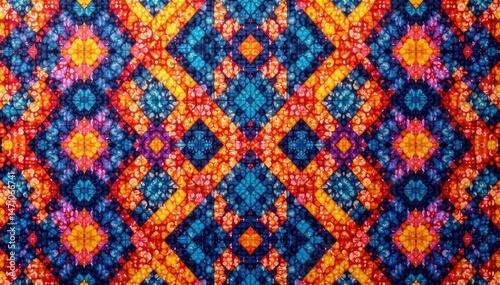 Simple geometric textile pattern, repeating design , modern, design, dark