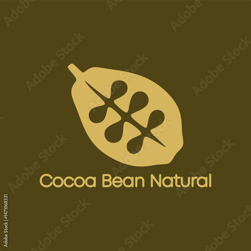 cocoa bean vector design