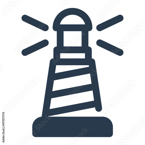 Lighthouse by the Swedish Coastline